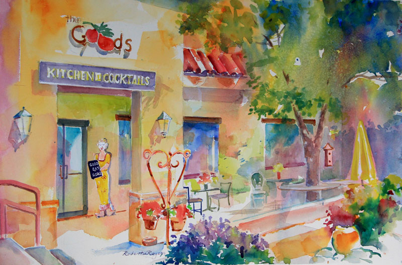 The Goods painting by Roberta Rogers